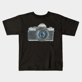 Surreal eye camera Kids T-Shirt